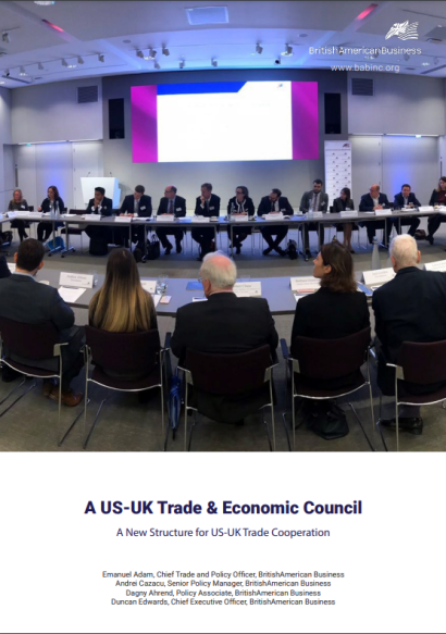 UK-US Trade and Economic Council Front